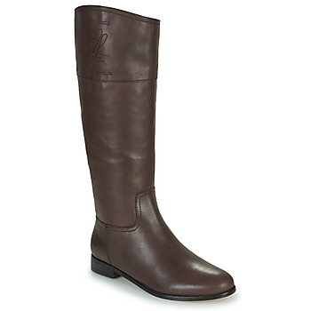 Skor Dam Stövlar Lauren Ralph Lauren JUSTINE-BOOTS-TALL BOOT Cognac