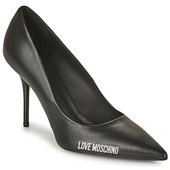 Skor Dam Pumps Love Moschino RUBBER LOGO Svart