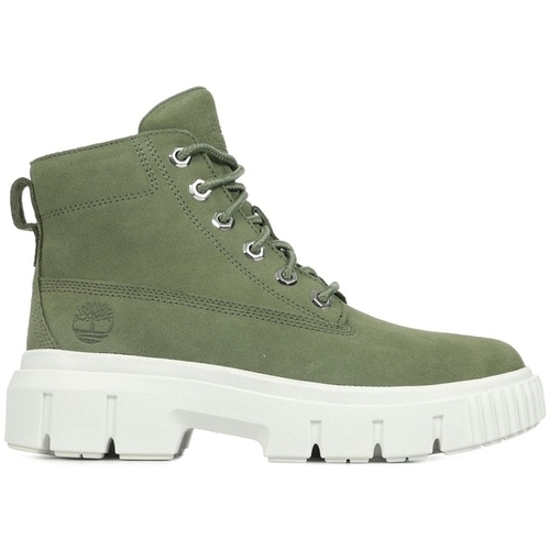 Skor Dam Stövletter Timberland GREYFIELD LTHR BT Grön