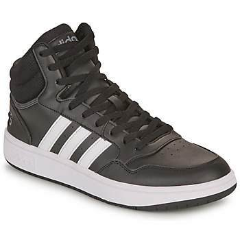 Skor Herr Höga sneakers Adidas Sportswear HOOPS 3.0 MID Svart / Vit