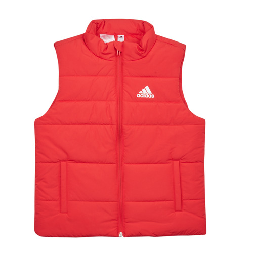 textil Barn Täckjackor Adidas Sportswear JK PAD VEST Röd