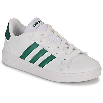 Skor Barn Sneakers Adidas Sportswear GRAND COURT 2.0 K Vit / Grön