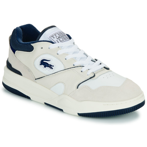 Skor Herr Sneakers Lacoste LINESHOT Vit / Marin