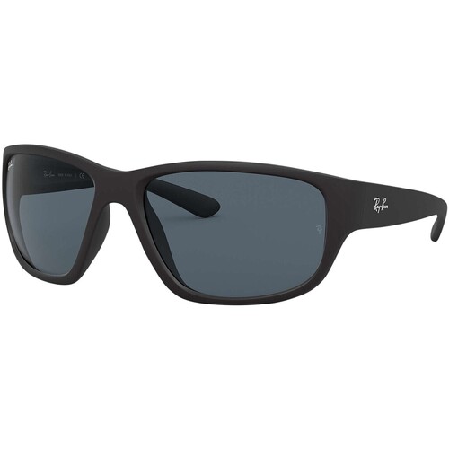 Klockor & Smycken Herr Solglasögon Ray-ban RB4300 Wrap-Around Solglasögon Svart