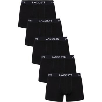 Underkläder Herr Kalsonger Lacoste 5 Pack Casual Trunks Svart