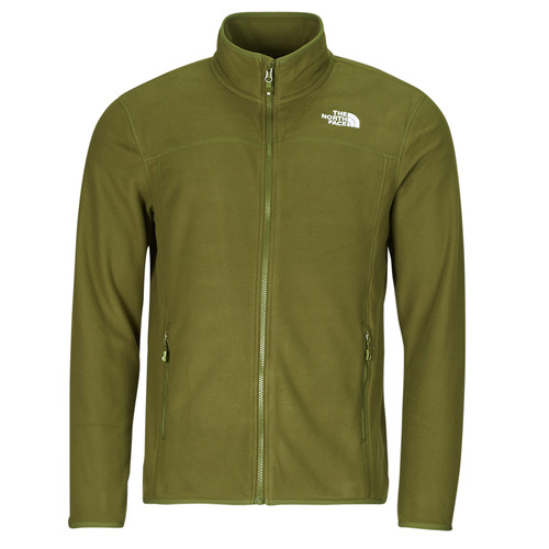 textil Herr Fleecetröja The North Face 100 GLACIER FULL ZIP Kaki