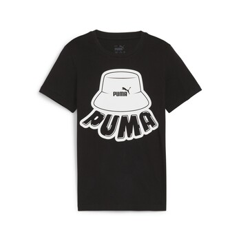 textil Pojkar T-shirts Puma ESS+ MID 90S GRAPHIC TEE B Svart