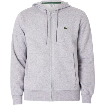 textil Herr Sportoverall Lacoste Hoodie med dragkedja Grå