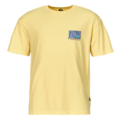 textil Herr T-shirts Quiksilver TAKE US BACK BUBBLE SS Gul