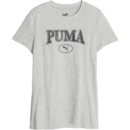 textil Flickor T-shirts Puma 219624 Grå