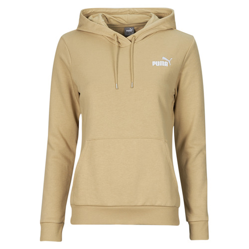 textil Dam Sweatshirts Puma ESS+ EMBROIDERY HOODIE TR Kamel