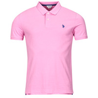 textil Herr Kortärmade pikétröjor U.S Polo Assn. KING Rosa