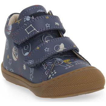 Skor Pojkar Sneakers Naturino 0C09 COCOON VL CALF INDIGO Blå