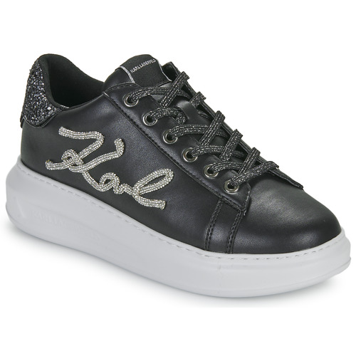 Skor Dam Sneakers Karl Lagerfeld KAPRI Signia Rhinestone Lo Svart