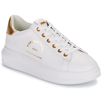 Skor Dam Sneakers Karl Lagerfeld KAPRI Maison Karl Lace Vit / Guldfärgad