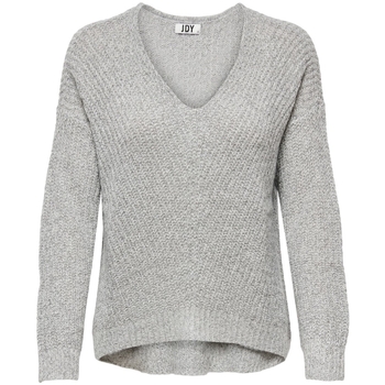 textil Dam Tröjor JDY Knit New Megan L/S - Cloud Grå