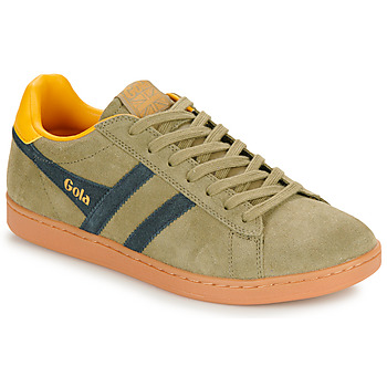 Skor Herr Sneakers Gola EQUIPE II SUEDE Kaki / Marin