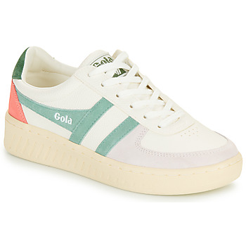 Skor Dam Sneakers Gola GRANDSLAM TRIDENT Vit / Beige / Grön