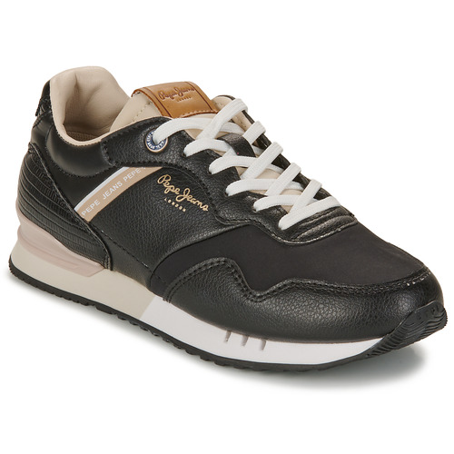 Skor Dam Sneakers Pepe jeans LONDON STREET W Svart