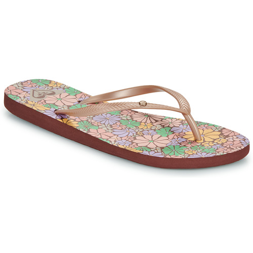 Skor Dam Flip-flops Roxy BERMUDA PRINT Rosa / Flerfärgad