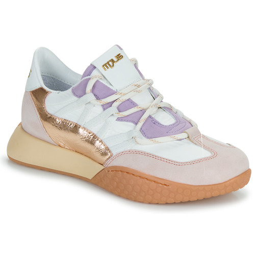 Skor Dam Sneakers Mjus SANREMO Vit / Rosa / Violett