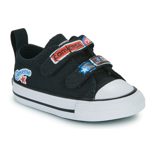 Skor Barn Sneakers Converse CHUCK TAYLOR ALL STAR EASY ON STICKER STASH Svart / Flerfärgad