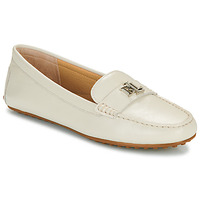 Skor Dam Loafers Lauren Ralph Lauren BARNSBURY-FLATS-DRIVER Vit