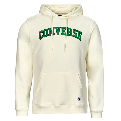 textil Herr Sweatshirts Converse HOODIE EGRET Brun