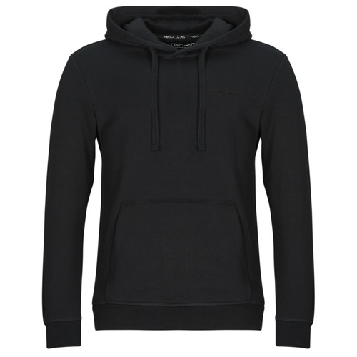 textil Herr Sweatshirts Teddy Smith NARK HOODY Svart