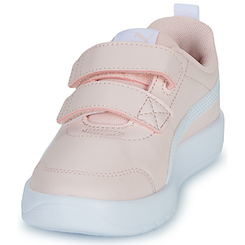 Skor Flickor Sneakers Puma Courtflex V3 V PS Rosa / Vit