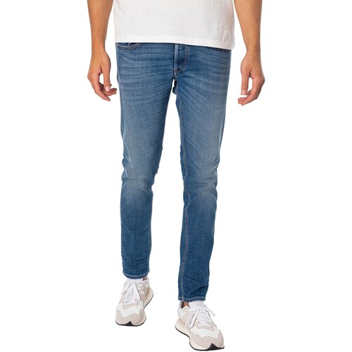 textil Herr Bootcutjeans Replay Willbi Regular Slim Fit Jeans Blå