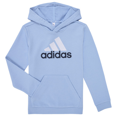 textil Pojkar Sweatshirts Adidas Sportswear Essentials Two-Colored Big Logo Cotton Hoodie Blå