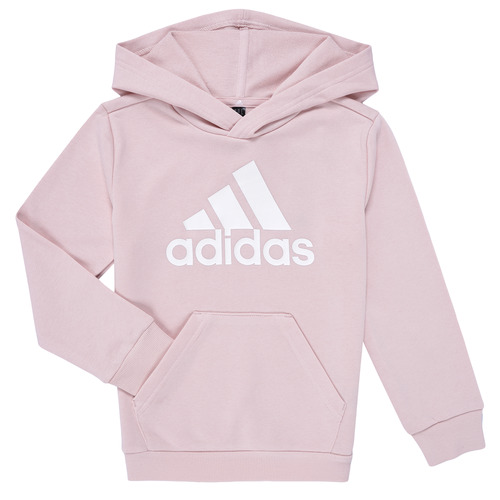 textil Pojkar Sweatshirts Adidas Sportswear Essentials Logo Hoodie Rosa / Vit