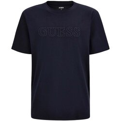 textil Herr T-shirts Guess Z2YI11 J1314 Blå