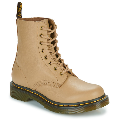 Skor Dam Boots Dr. Martens 1460 Pascal Savannah Tan Virginia Beige