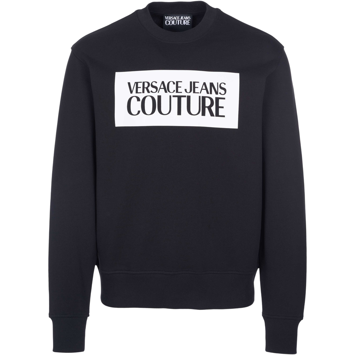 textil Herr Sweatshirts Versace Jeans Couture  Svart