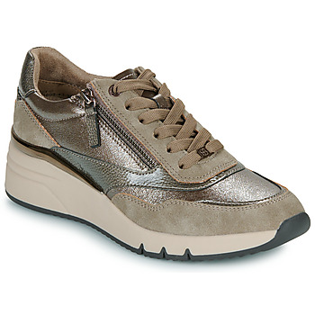 Skor Dam Sneakers S.Oliver  Beige / Guldfärgad