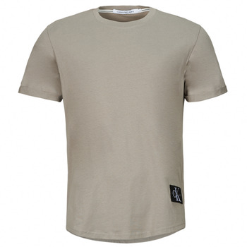 textil Herr T-shirts Calvin Klein Jeans BADGE TURN UP SLEEVE Grå