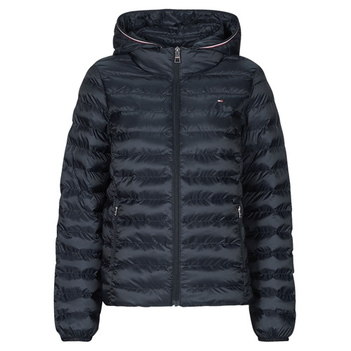 textil Dam Täckjackor Tommy Hilfiger LW PADDED GLOBAL STRIPE JACKET Marin