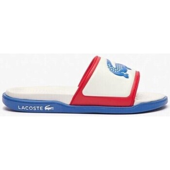 Skor Herr Sandaler Lacoste 47CMA0014 SERVE SLIDE Vit