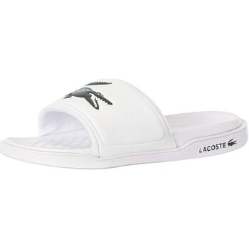 Skor Herr Flipflops Lacoste Servera Dual 09221 CMA Sliders Vit