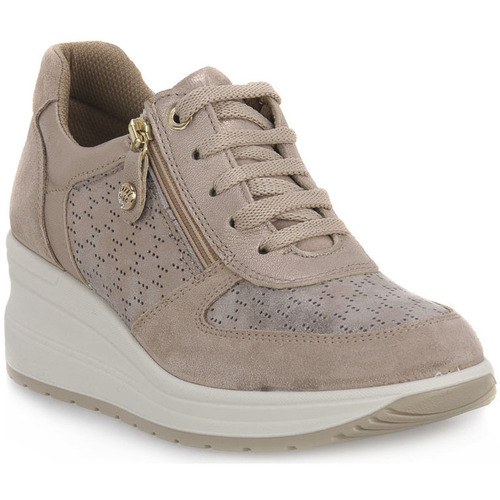 Skor Dam Sneakers Enval RONDA TAUPE Brun