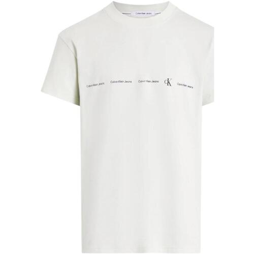 textil Herr T-shirts Calvin Klein Jeans  Beige