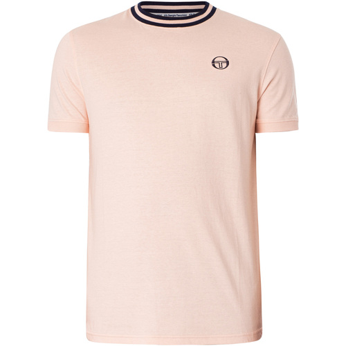 textil Herr T-shirts Sergio Tacchini Rainer T-shirt Rosa