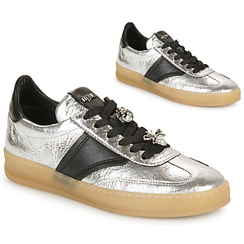 Skor Dam Sneakers Mjus GENOVA Silver / Svart