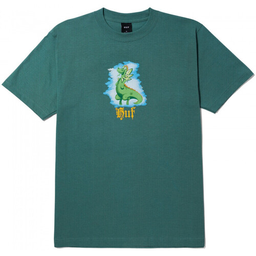 textil Herr T-shirts & Pikétröjor Huf T-shirt fairy tale ss Grön