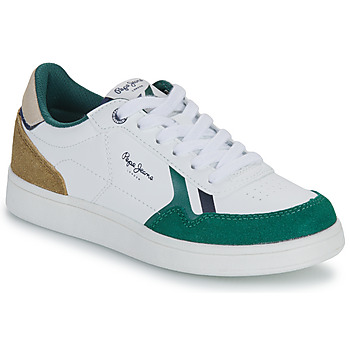 Skor Pojkar Sneakers Pepe jeans PLAYER CLASSIC B Vit / Grön