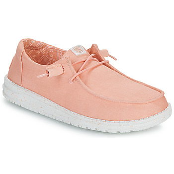 Skor Dam Slip-on-skor HEYDUDE Wendy Canvas Rosa