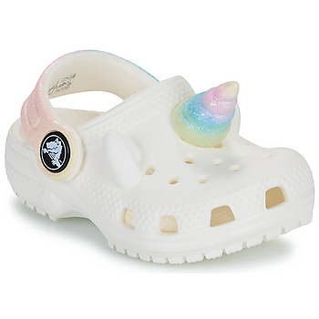 Skor Flickor Träskor Crocs Classic IAM Rainbow UnicornCgT Beige / Flerfärgad