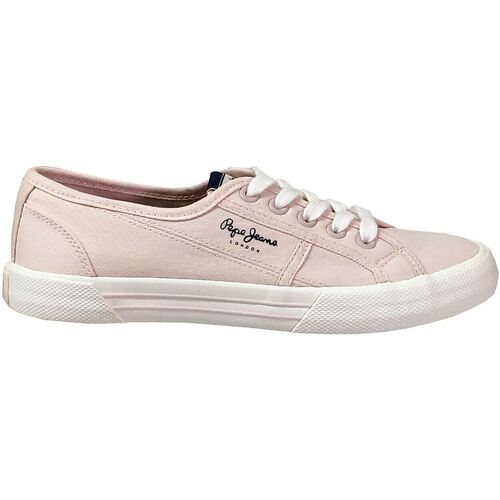 Skor Dam Sneakers Pepe jeans Brady w basic Rosa